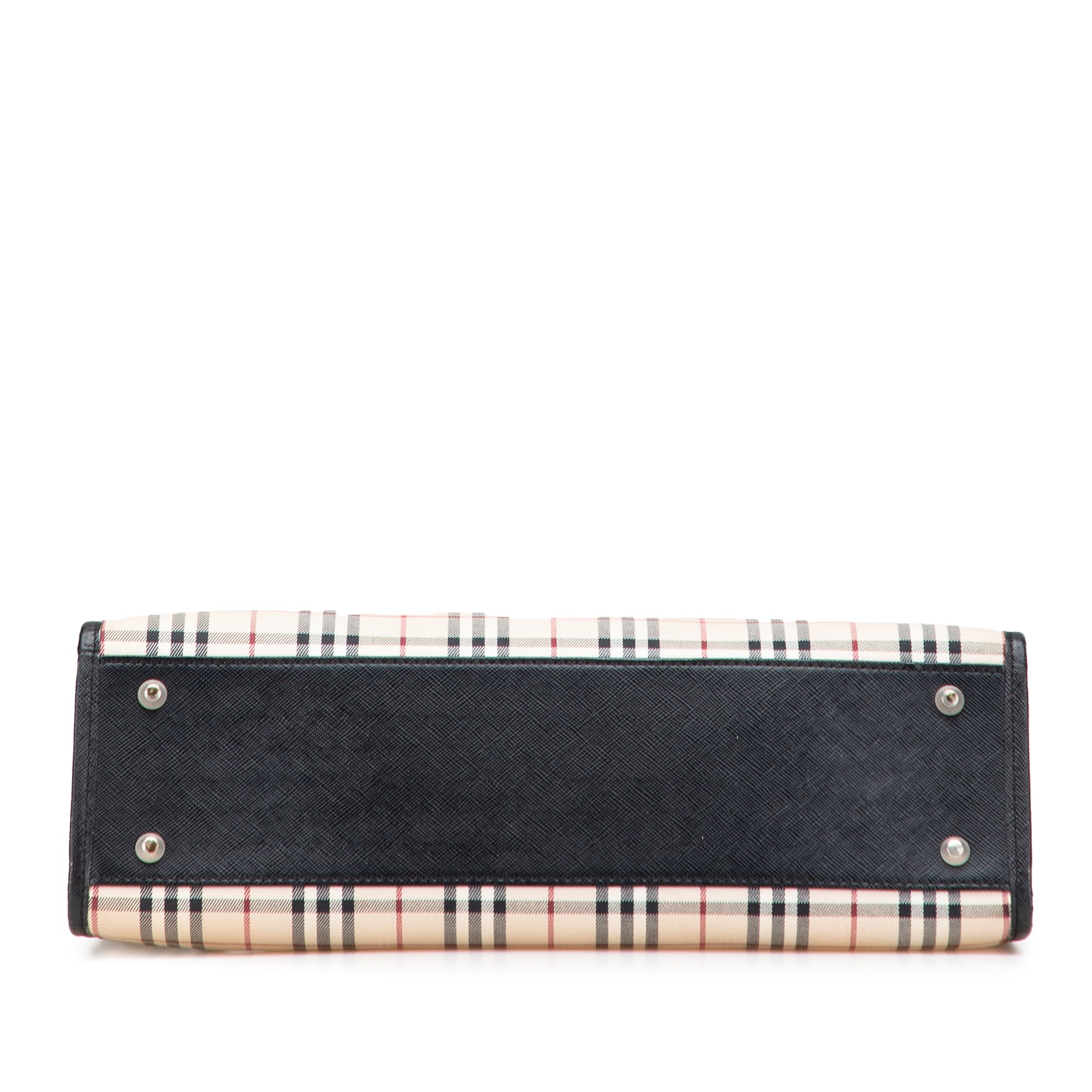 House Check Canvas Handbag