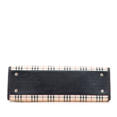 House Check Canvas Handbag