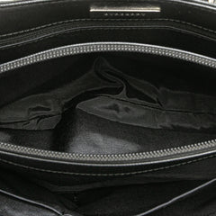 House Check Canvas Handbag