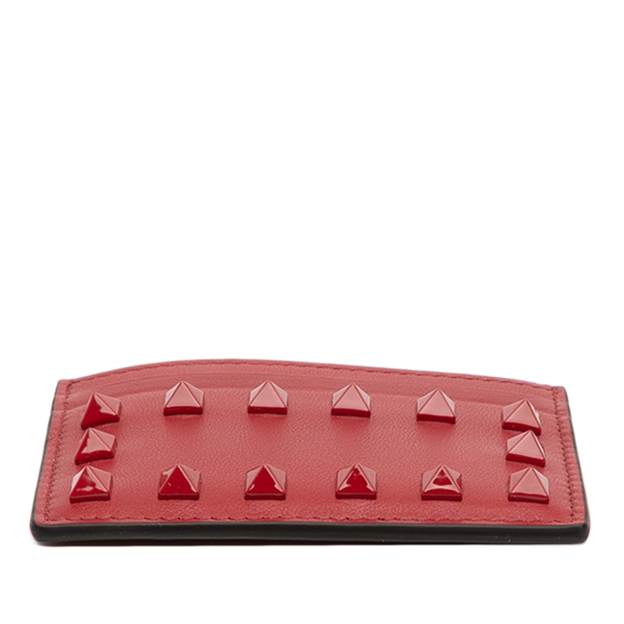 Leather Rockstud Card Holder