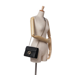 Small Dollar Calfskin Interlocking G Crossbody