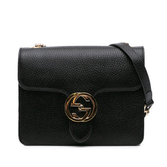 Small Dollar Calfskin Interlocking G Crossbody