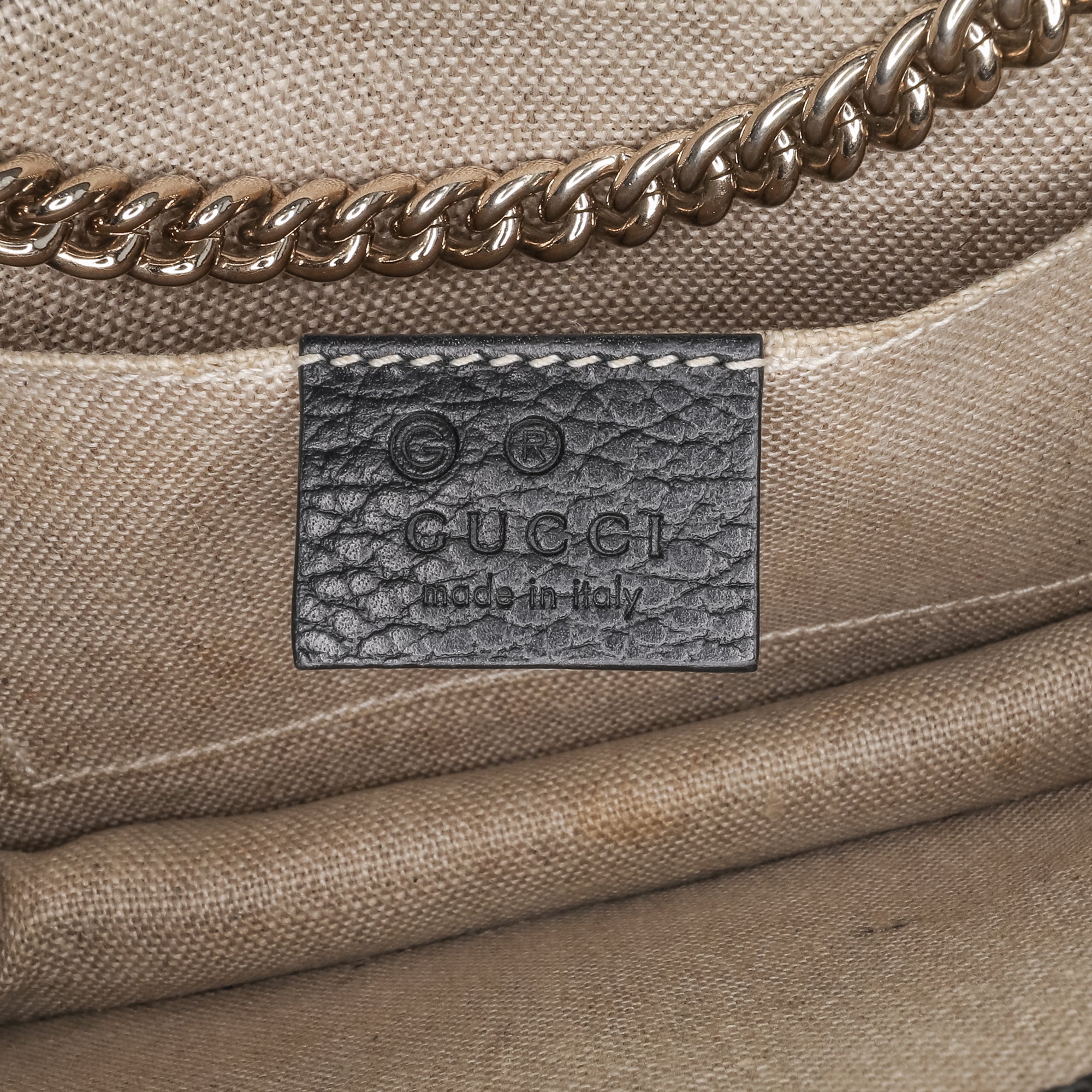 Small Dollar Calfskin Interlocking G Crossbody