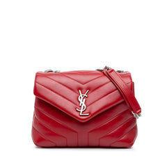 Small Leather Monogram Loulou Crossbody