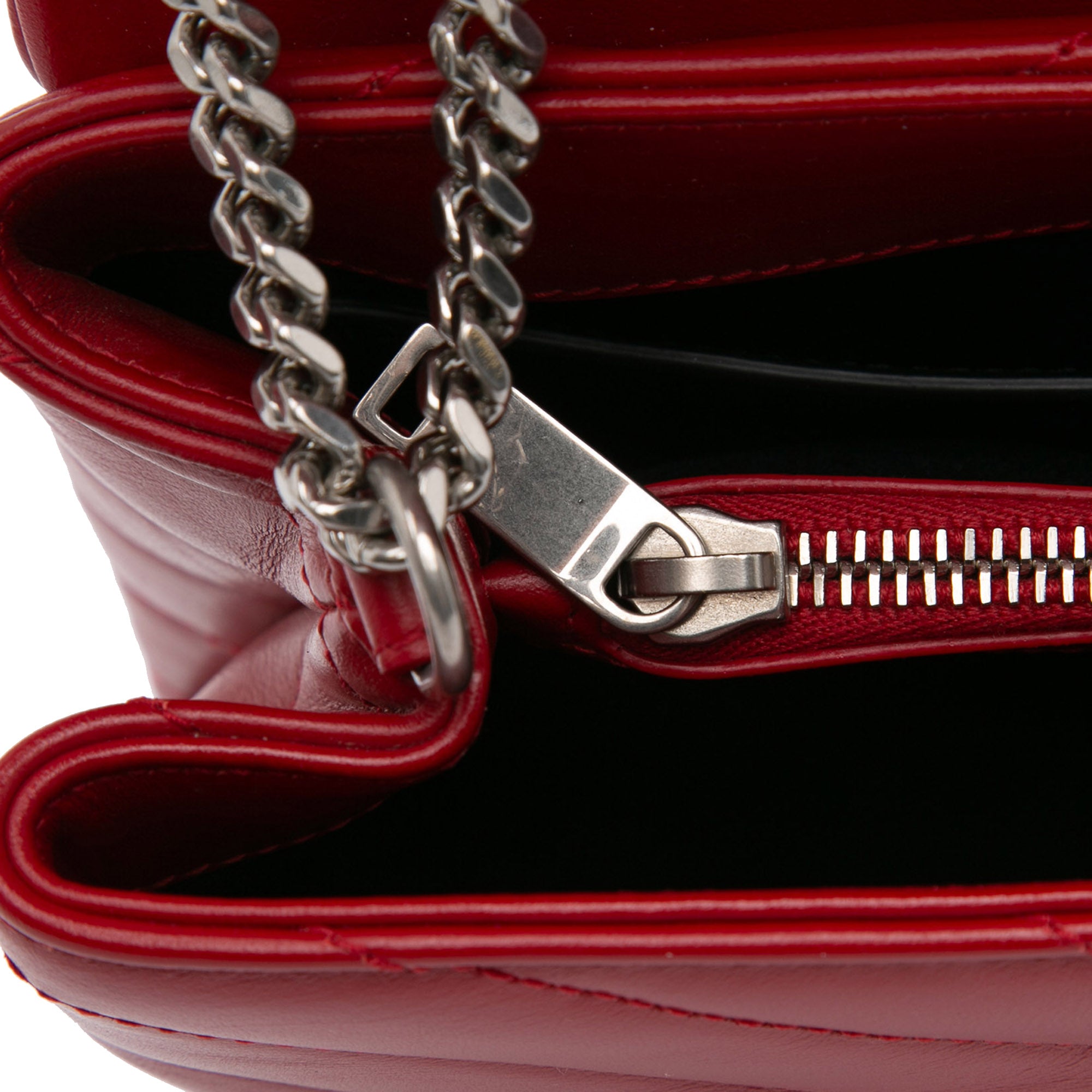 Small Leather Monogram Loulou Crossbody