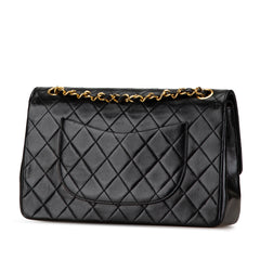 Medium Quilted Lambskin Double Flap