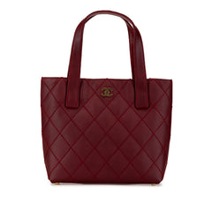 CC Lambskin Wild Stitch Handbag