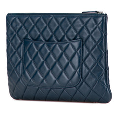 Medium Quilted Lambskin O Case Clutch