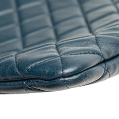 Medium Quilted Lambskin O Case Clutch