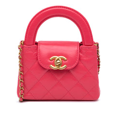 Mini Nano Aged Calfskin Kelly Shopper Bag