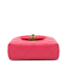 Mini Nano Aged Calfskin Kelly Shopper Bag