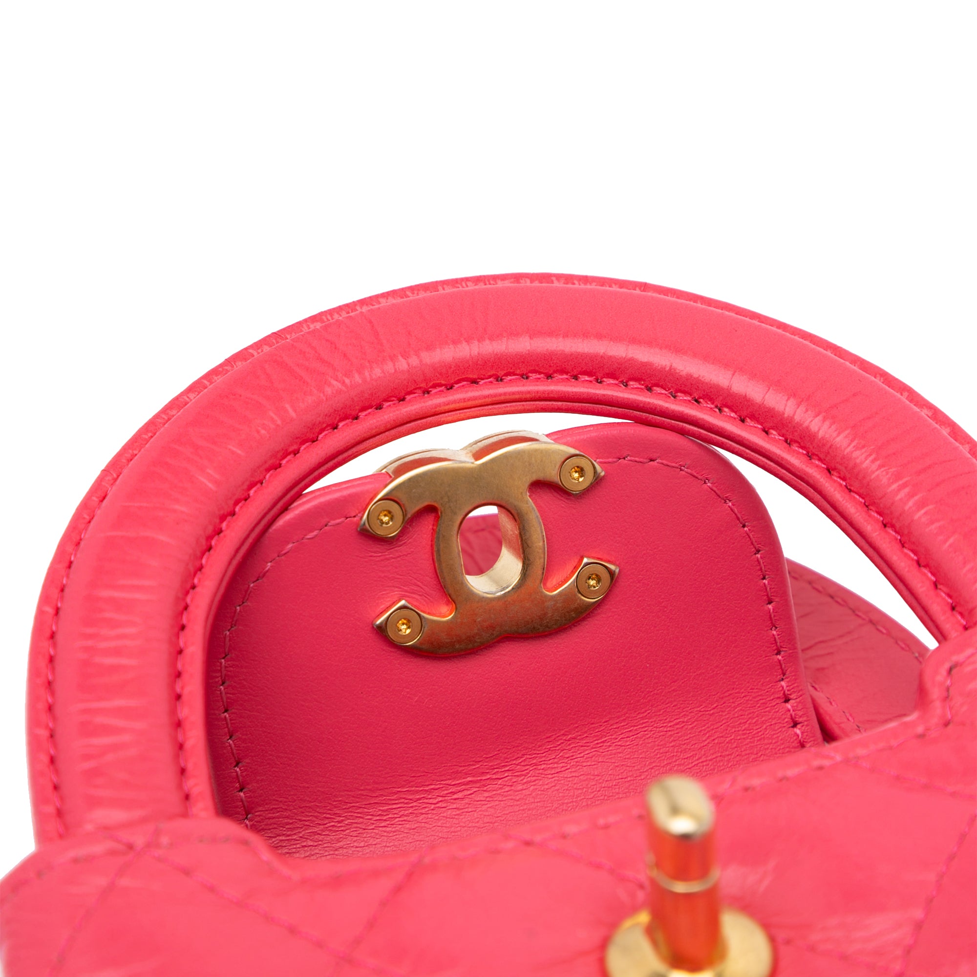 Mini Nano Aged Calfskin Kelly Shopper Bag