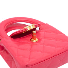 Mini Nano Aged Calfskin Kelly Shopper Bag