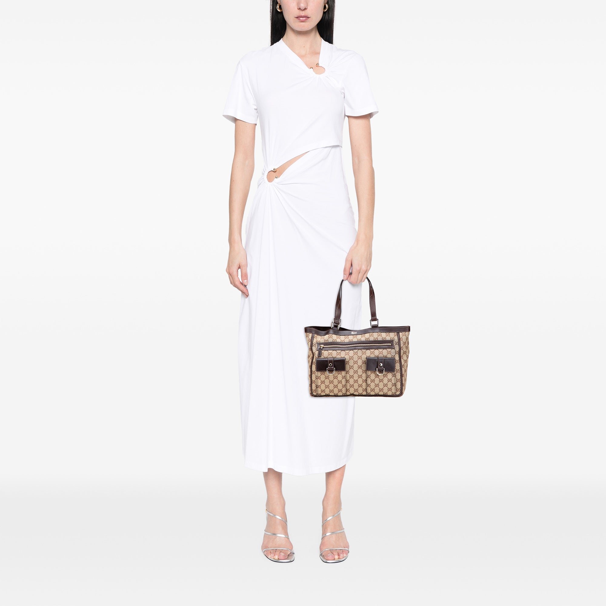 GG Canvas Abbey D Ring Pocket Tote