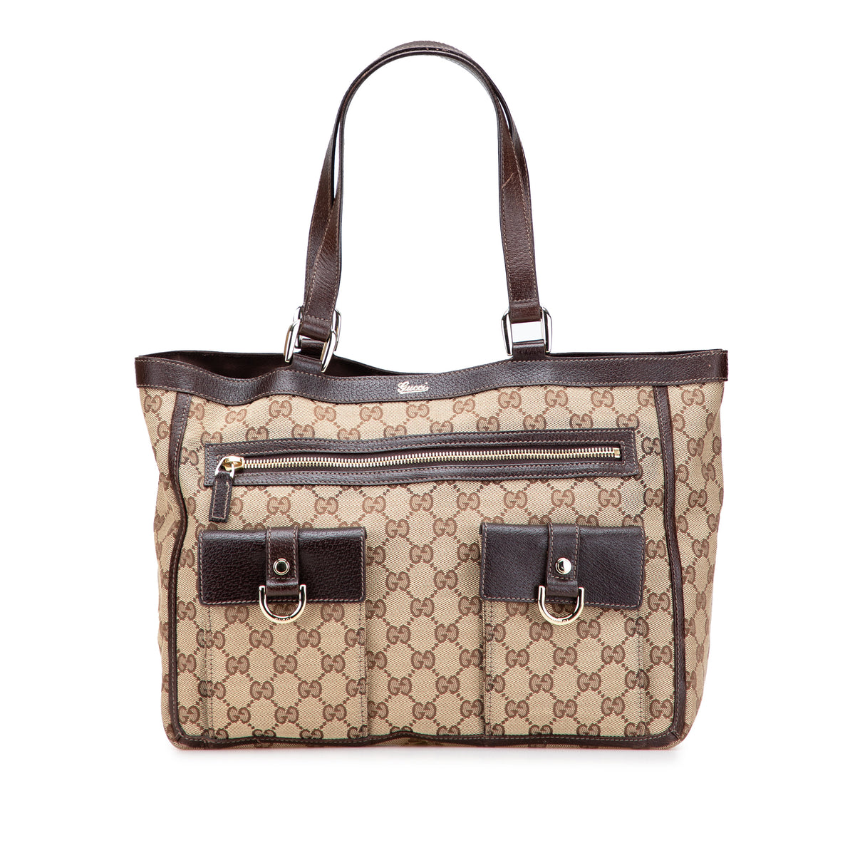 GG Canvas Abbey D Ring Pocket Tote