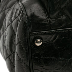 Medium Quilted Glazed Calfskin Executive Tote