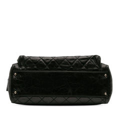 Medium Quilted Glazed Calfskin Executive Tote