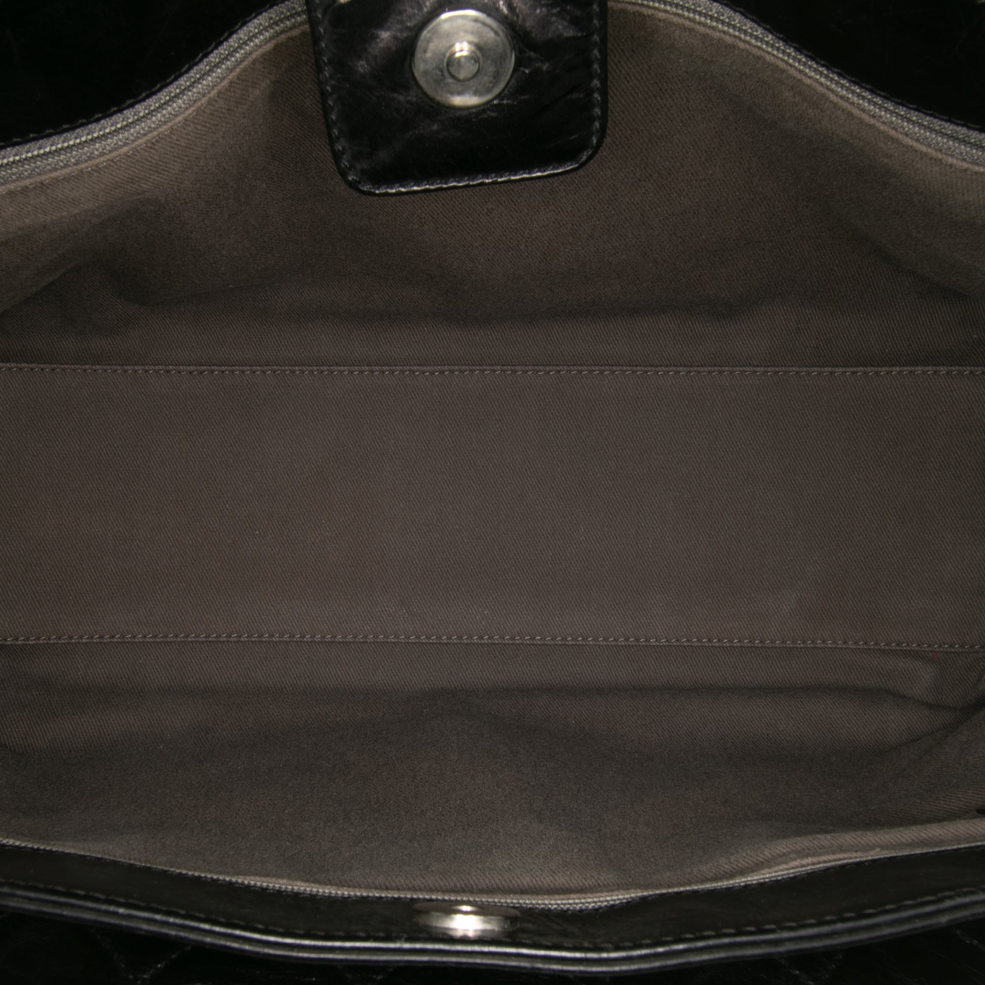 Medium Quilted Glazed Calfskin Executive Tote