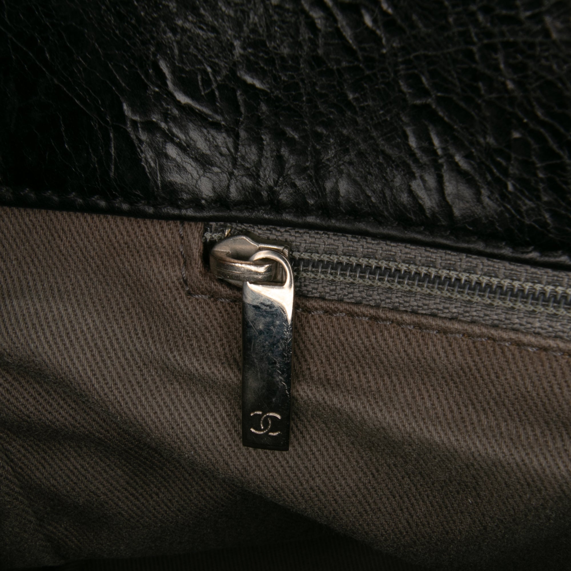Medium Quilted Glazed Calfskin Executive Tote