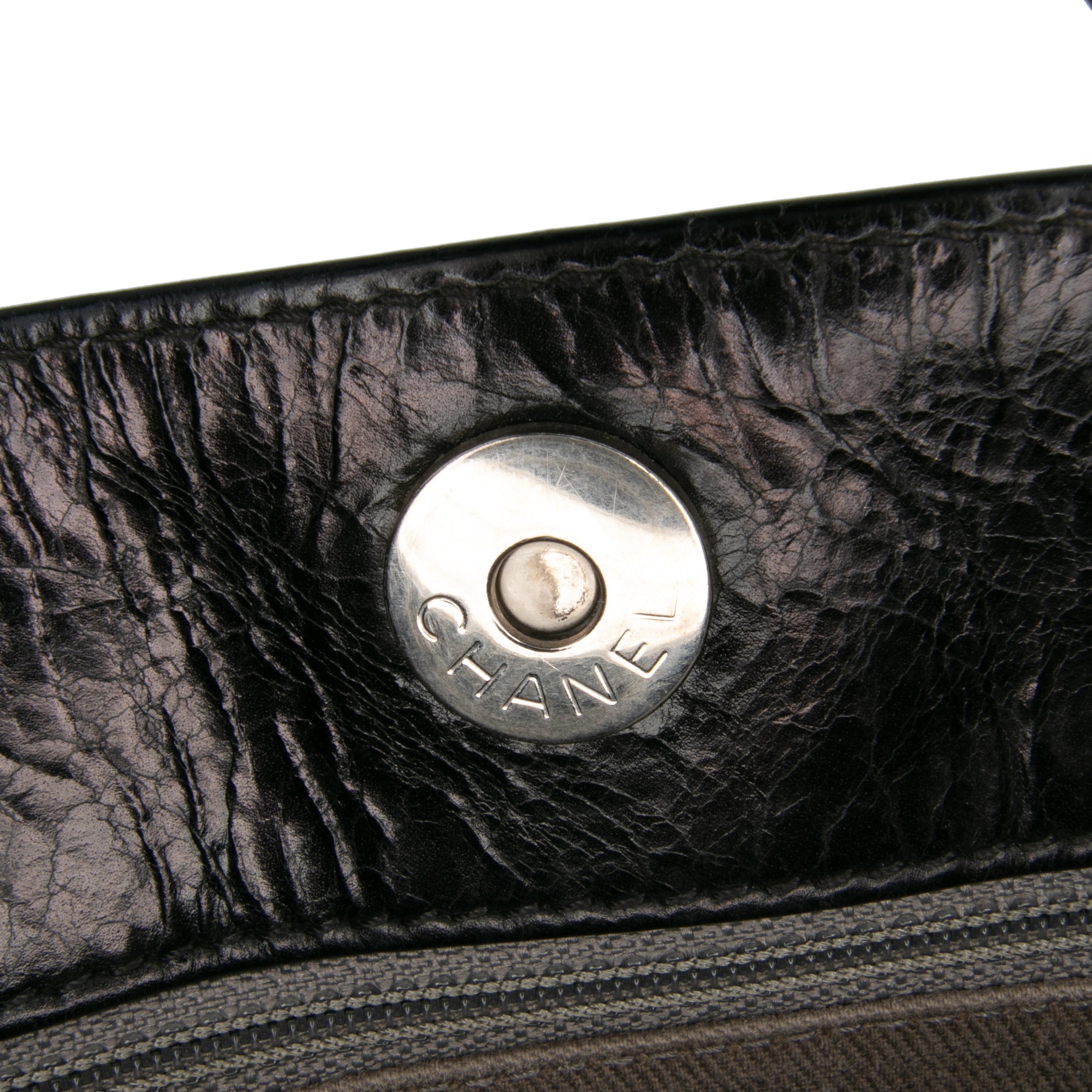 Medium Quilted Glazed Calfskin Executive Tote