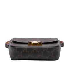 Teen Triomphe Coated Canvas Triomphe Crossbody