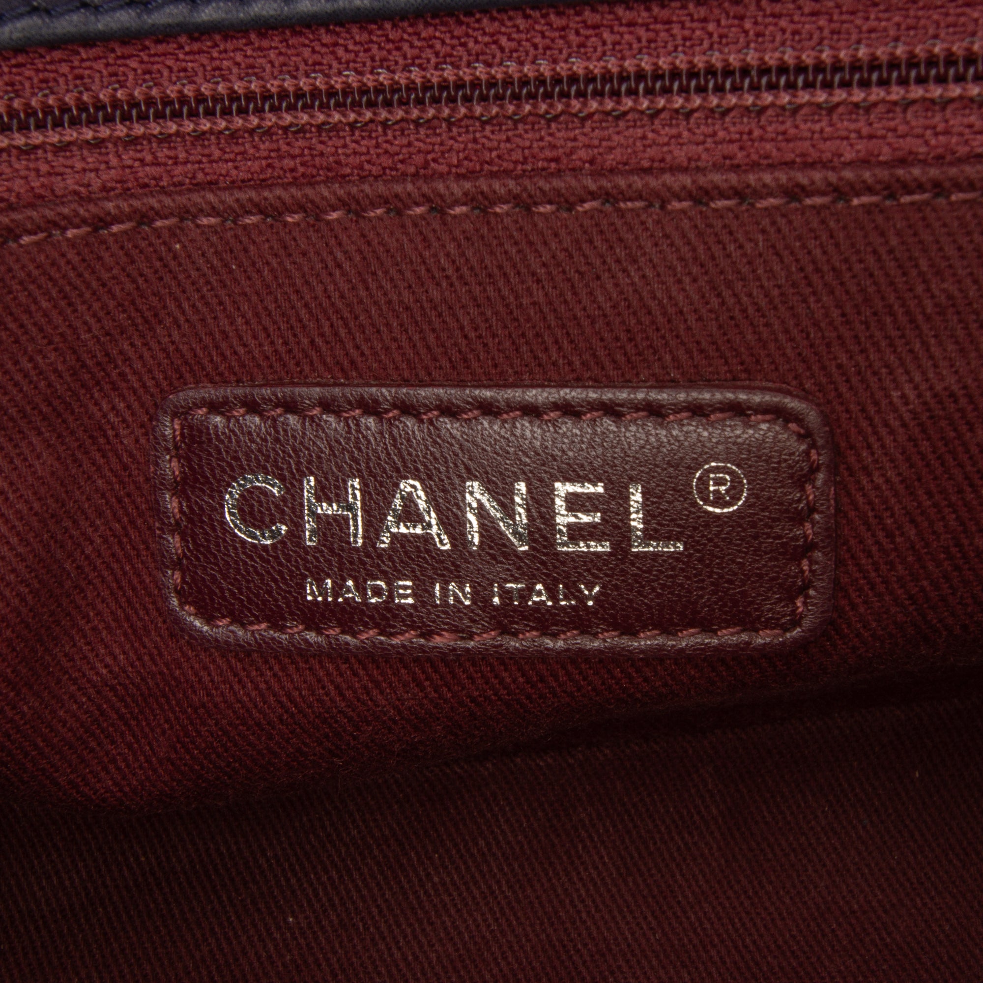 Chocolate Bar Iridescent Calfskin Bubble Flap