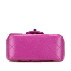 Mini Square Classic Lambskin Single Flap