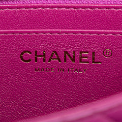 Mini Square Classic Lambskin Single Flap