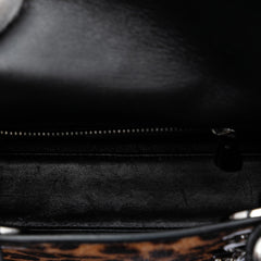 Mini Pony Hair Leopard Print Lady Dior