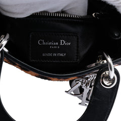 Mini Pony Hair Leopard Print Lady Dior