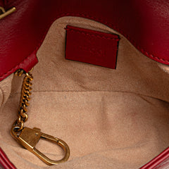 Mini GG Marmont Matelasse Leather Flap Crossbody