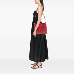 Bicolor Saffiano Lux Satchel