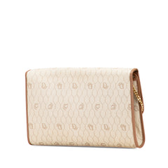 Honeycomb Canvas Chain Shoulder Bag