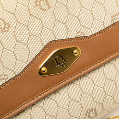 Honeycomb Canvas Chain Shoulder Bag