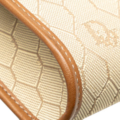 Honeycomb Canvas Chain Shoulder Bag
