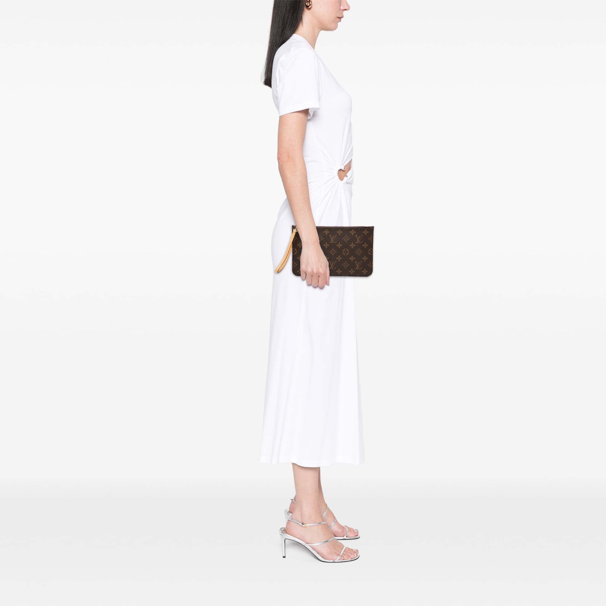 Monogram Neverfull MM Pouch