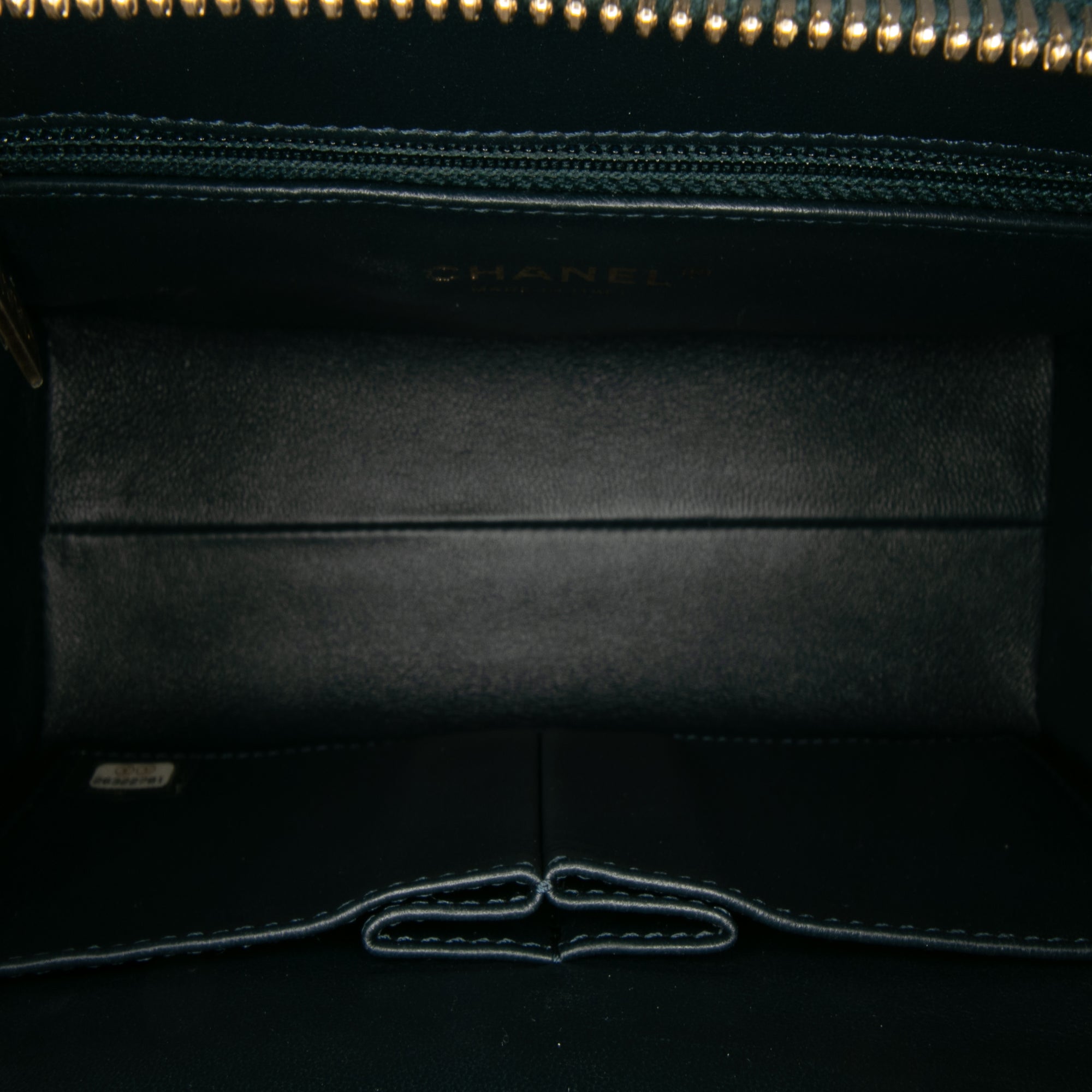 CC Chevron Calfskin Medal Flap