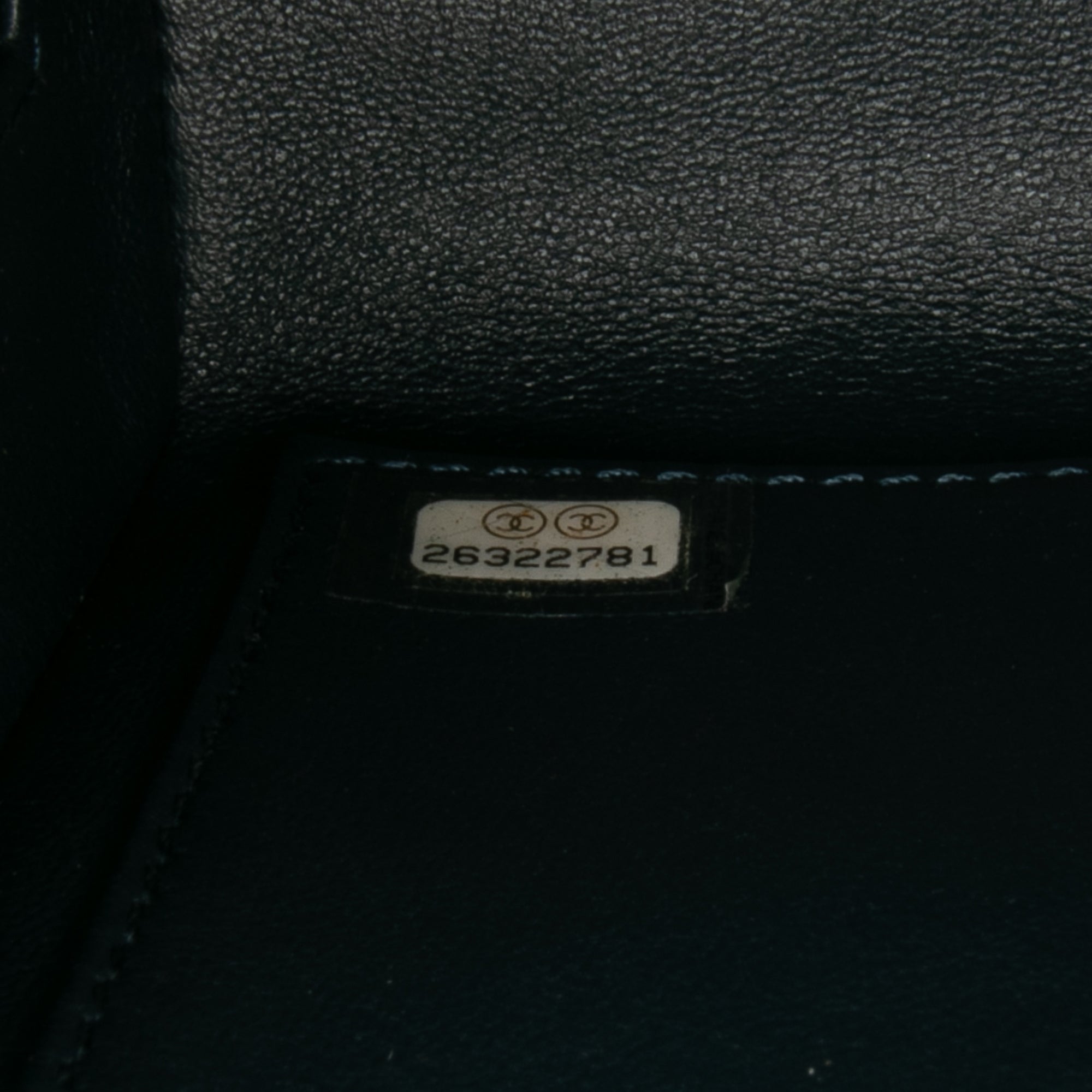 CC Chevron Calfskin Medal Flap