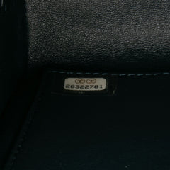CC Chevron Calfskin Medal Flap