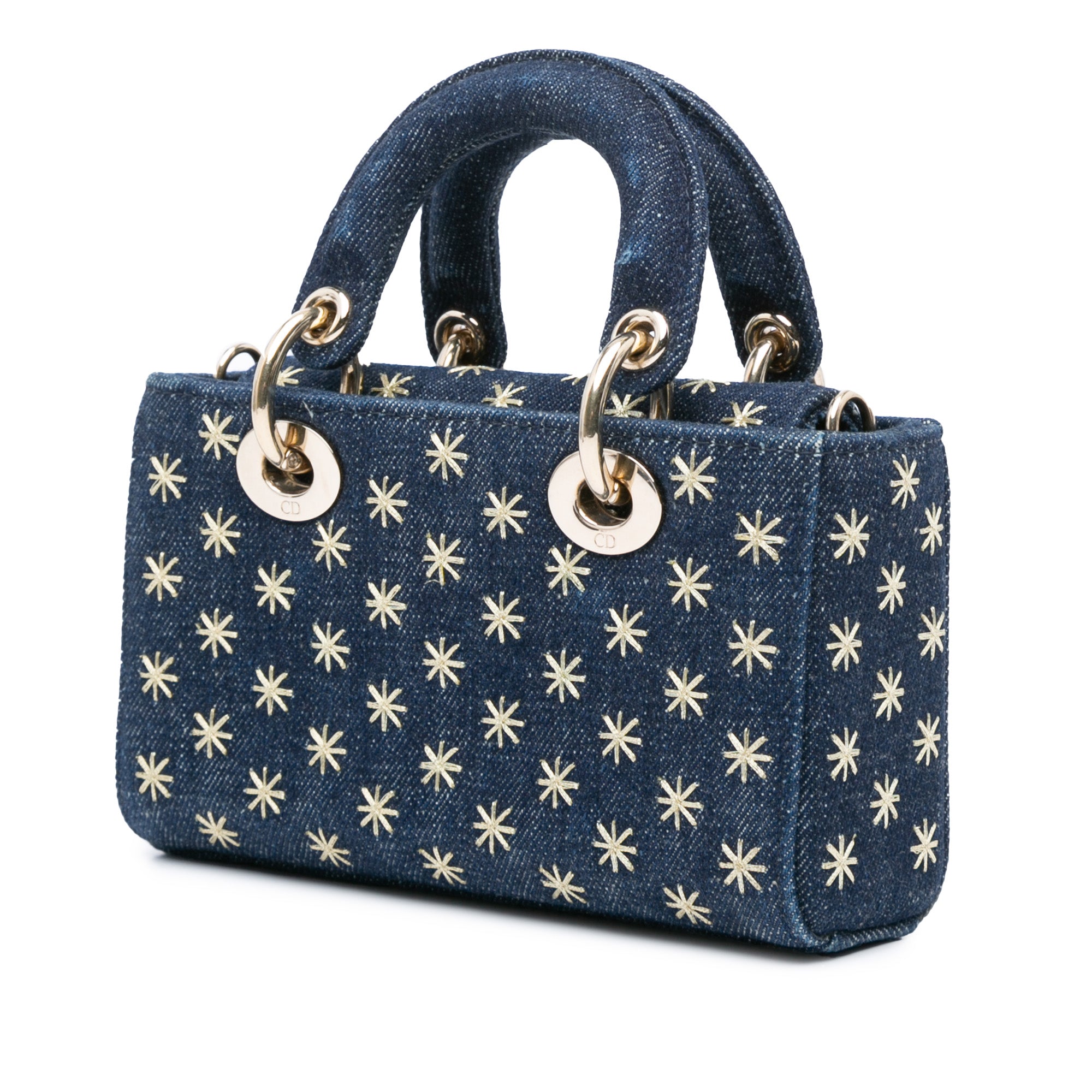 Small Denim Embroidered Star Lady D Joy