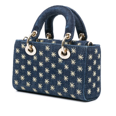 Small Denim Embroidered Star Lady D Joy