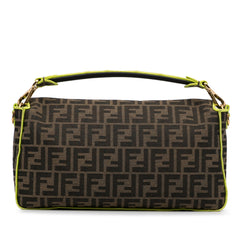 Large Zucca Fluo Trim Baguette Satchel_3