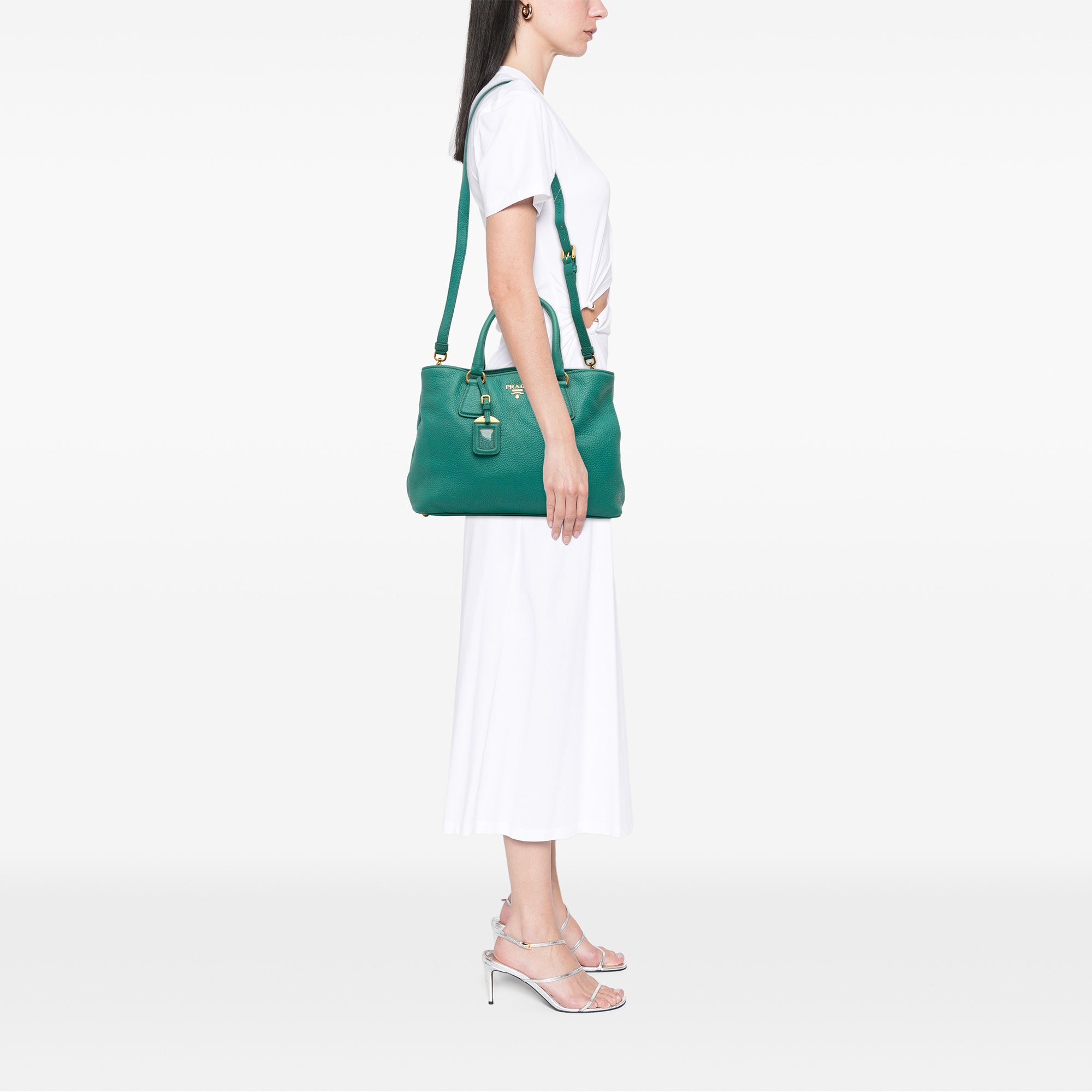 Vitello Daino Open Convertible Tote