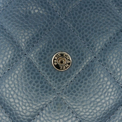 CC Quilted Caviar Wallet on Chain