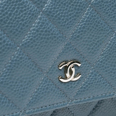 CC Quilted Caviar Wallet on Chain