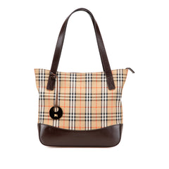 Haymarket Check Canvas Tote
