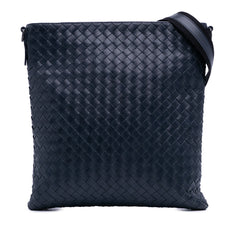 Leather Intrecciato Crossbody
