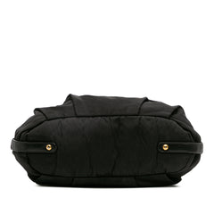 Tessuto Canapa Logo Satchel