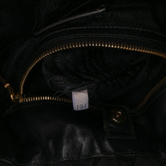 Tessuto Canapa Logo Satchel