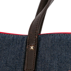 Embroidered Denim Tote